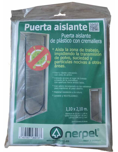 PUERTA PLASTICO C/CREMALLERA